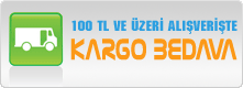 100 TL �zerine Kargo Bedava
